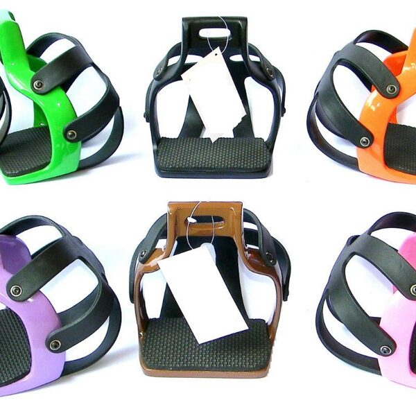 ENDURANCE ALUMINIUM STIRRUP WITH SAFETY CAGE-108